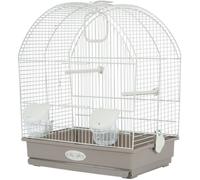 Cage pour oiseaux - ZOLUX - Salomée - Adaptée aux canaris mandarins et perruches - 2 mangeoires et 2 perchoirs
