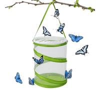 Cage pour Papillons - Transparente - Terrarium Portable pour chenilles et Insectes, Filet Respirant pour Papillons intérieurs, éducation des, Jardin et école