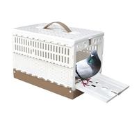 Cage pour perroquet - Cage portable pliable - Support de domestication pour oiseaux - Caisse folklorique légère, boîte d'entraînement de voyage - Conteneur de transport pour animaux de