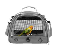 Cage pour perroquet - Porte-perroquet respirant avec fermeture éclair - Petit sac de transport pour animaux de compagnie avec bandoulière, oiseau, , cochon d'Inde, écureuil, oiseau de voyage