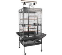 Cage pour PERROQUETS Paolo Anthracite 82x77,5x165M