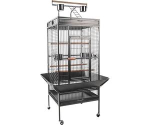 Cage pour PERROQUETS Paolo Anthracite 82x77,5x165M