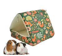 Cage pour Petit Animaux, Lit De Grotte pour Cochons d'Inde d'hiver 15 × 15 Cm, Lit pour Lapins Nains, Maison De Couchage d'hiver pour Hamster, Cage pour Hamster Lavable, Lit pour Lapin