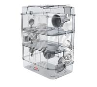 ZOLUX Cage sur 3 étages Rody3 trio - Pour hamsters, souris et gerbilles - L 41 x p 27 x h 53 cm - Blanc