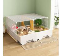 Cage pour petits animaux, cage à hamster, villa de luxe facile à nettoyer, ours doré, écureuil, boîte d'élevage spéciale aménagement paysager