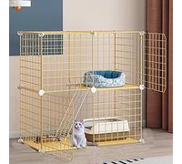 Cage pour Petits Animaux, Cage for Hamster, Cage en métal for Petits Animaux, Grande Maison intérieure Pliable(75 * 39 * 73cm)