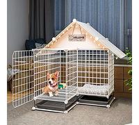 Cage pour Petits Animaux, Cage Pliable en ABS for Chiot et Chat, Cage de Transport(C4)