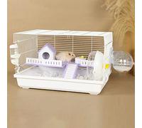 Cage pour Petits Animaux, Cages for Hamsters, Cages for Souris et habitats, Observation des Animaux à Temps, aménagement paysager for Hamsters, Grandes Cages for Hamsters adaptées(C3)
