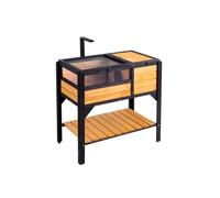 Cage Pour Petits Animaux En Bois d'Intérieur Et d'Extérieur Avec Support d'Eclairage