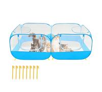 Cage pour petits animaux, enclos d'extérieur réversible, parc de protection multifonction, enclos portable pour cochon d'Inde pour jardin, pelouse, jardin, jardin, intérieur, extérieur, animal