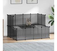 Cage pour Petits Animaux Transparent 143x107x93 cm PP et Acier Clapier vidaXL