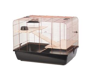 Cage pour rongeurs Duvoplus Copper Rex Noir 58x38x43 cm