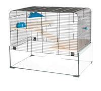 Cage pour rongeurs Duvoplus Glassy Glenn Multicolore 59x38x47 cm