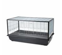Cage pour rongeurs Nobby Pet Aura 120 Plexi Argenté 118x64x62 cm