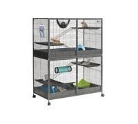 Cage pour rongeurs suite royale Nobby Pet Marron 115,5x67,5x155,5 cm