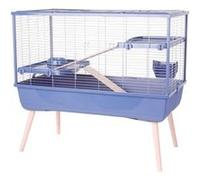 Cage rongeur surélevée - Zolux - Néolife - 2 étages pour lapin - 99 x 54 x 92 cm - Bleu Bleu G