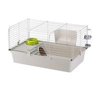 Cage cochons d'inde 77*48*42 cm- Maisonnette, gamelle, ratelier et abreuvoir - FERPLAST