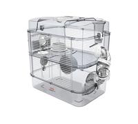 Zolux Cage Sur 2 Étages Pour Hamsters, Souris Et Gerbilles - Rody3 Duo - L 41 X P 27 X H 40,5 Cm - Blanc