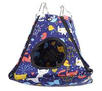 Cage Suspendue pour Les Petits Animaux de Compagnie, Lavable dans la Machine Machine à Double Hamster à Double Faces de Liphère de Marteau de Hamste (15 * 15 * 15cm)