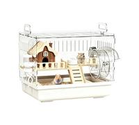 Cage syrienne en acrylique pour hérisson | Habitat en acrylique pour souris du désert pour les parents d'animaux et leurs salons, chambres, études, bureau à domicile