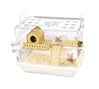 Cage transparente pour hamster - Structure de la maison pour petits animaux, boîte d'observation | Cage avec litière pour gerbilles pour les familles ou les amoureux pour garder les hamsters à