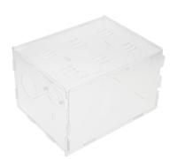 Cage Villa en Acrylique pour Hamster et Cochon D’Inde, Château | 1 Pièce, Maison Transparente, Design Respirant, Espace de Jeu ’exercice, sans Odeur
