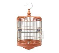 Cage Volière pour Oiseaux Cage À Oiseaux Ronde Cages À Oiseaux Porte-Oiseaux Vintage Cage De Vol Suspendue avec Mangeoire pour Petits Oiseaux Perroquet Cage pour Oiseaux