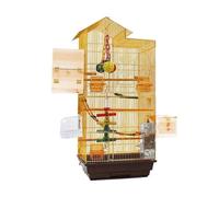 Cage Volière pour Oiseaux Cages À Oiseaux Carrées Porte-Oiseaux Haute Capacité Rétro Cage À Oiseaux Portable Porte-Oiseau Grande Maison À Oiseaux Cage pour Oiseaux