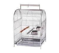 Cage Volière pour Oiseaux Cages À Oiseaux Portables Cage À Oiseaux Rétro Simple Cage À Oiseaux en Acier Inoxydable Porte-Oiseaux Durables Maison Oiseau Cage pour Oiseaux
