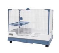 Cage Volière pour Oiseaux Grandes Cages À Oiseaux Vintage en Fer Forgé, avec Roues, Cages À Oiseaux De Voyage Portables, Mobilier D'extérieur Cage pour Oiseaux(Blue)