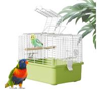 Cage Voyage Oiseaux,Panier De Transport Portable Avec Poignée - Cage Voyage Oiseaux Transporteur,pour Perruches, Pinsons, Canaris, Calopsitte, Petits Animaux, Maison, Extérieur, Voiture, Randonnée, So
