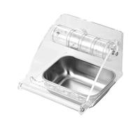 Cage Water Feeder Cup, Food Water Feeding Bowl for Bird Cage, Small and Medium-Sized Bird Feeder, Detachable Foraging Toy for Parakeet, Parrot, Indoor Cage Feeding Bowl
