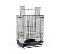 Cages À Oiseaux Cage à Oiseaux en métal, Grand Support Universel, Porte-Oiseaux, Respirant, adapté aux perroquets et Conures Cages pour Petites Perruches(A)