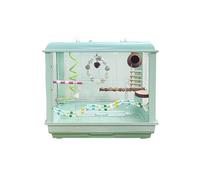 Cages à Oiseaux Cage à Oiseaux Perroquet en Acrylique Transparent, Cage écologique de Luxe, Grande spéciale(Green)