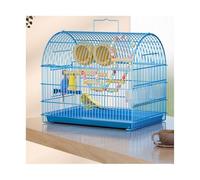 Cages à Oiseaux Cage à Oiseaux Perroquet spéciale Petite Cage à Oiseaux Domestique Grande Villa écologique Cage de vol(Blue)