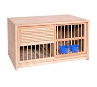 Cages à Oiseaux Cage à Pigeons, nichoir for Pigeons de Transport, équipement for Pigeons, Cage d'élevage, Cage à Oiseaux en Bois Cage de vol(Moyen)