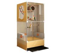 Cages à Oiseaux, Cages pour Perroquets et Perruches, Voliere Exterieur avec Support pour Canaris, Inséparables, Pinsons, Cages de Voyage pour Canaris