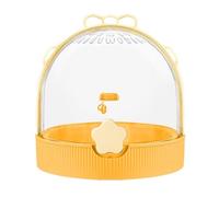 Cages à Oiseaux Mini Cage à Oiseaux colorée, Portable, for l'extérieur, perchoir Respirant, for Petits perroquets Confortable(Yellow)
