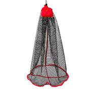 Cages de Rangement nettes Portables - à Poissons en revêtement Lourd pour Les pêcheurs extérieurs, Cage de Filets Pliables avec père, pêcheurs de pêche pour Les Amateurs de Traction de transpor