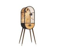 Cages de vol Villa de Luxe for perroquets Time Capsule : Cage à Oiseaux en Acier Inoxydable qualité supérieure et Bois Massif for des Amis Plumes élégants