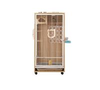 Cages de vol Villa de Luxe Ultime Cage à perroquets Nouveau nichoir et nid