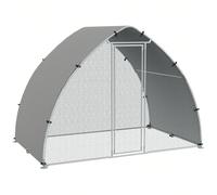 Cages et accessoires de ferme Descriptions Longues:L'espace supplémentaire de cette cage à poule PawHut permet d'accueillir une multitude de petits animaux tout en vous offrant le luxe de pouvoir vous