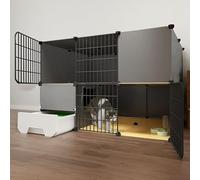 Cages for chats - Grande cage for chat, grand parc d'intérieur for chat, chenil for chat, hamac for chat, parc for animaux de compagnie, cage for petits animaux - for petits animaux, chiots, chatons,