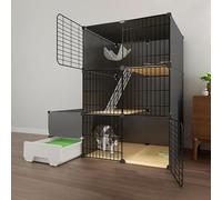 Cages for chats - Grande cage for chat, grand parc d'intérieur for chat, chenil for chat, hamac for chat, parc for animaux de compagnie, cage for petits animaux - for petits animaux, chiots, chatons,