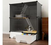 Cages for chats - Grande cage for chat, grand parc d'intérieur for chat, chenil for chat, hamac for chat, parc for animaux de compagnie, cage for petits animaux - for petits animaux, chiots, chatons,