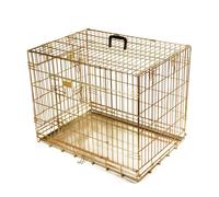 Cages métalliques pliantes pour chiens et chats avec ouverture sur les deux côté