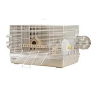 Cages pour Animaux Cage à Hamster Double Couche avec Structure Creuse et Roues for s'abriter