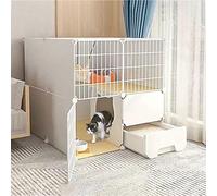 Cages pour Chat - Cage D'Intérieur pour Chat, Parc pour Chat, Enclos pour Balcon, Fil Métallique Amovible, Chenils D'Intérieur, Cage À Furet, Cages pour Cochons d'Inde, Cage pour Chat - pour Petits