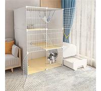 Cages pour Chat - Cage D'Intérieur pour Chat, Parc pour Chat, Enclos pour Balcon, Fil Métallique Amovible, Chenils D'Intérieur, Cage À Furet, Cages pour Cochons d'Inde, Cage pour Chat - pour Petits