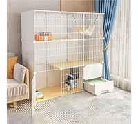 Cages pour Chat - Cage D'Intérieur pour Chat, Parc pour Chat, Enclos pour Balcon, Fil Métallique Amovible, Chenils D'Intérieur, Cage À Furet, Cages pour Cochons d'Inde, Cage pour Chat - pour Petits